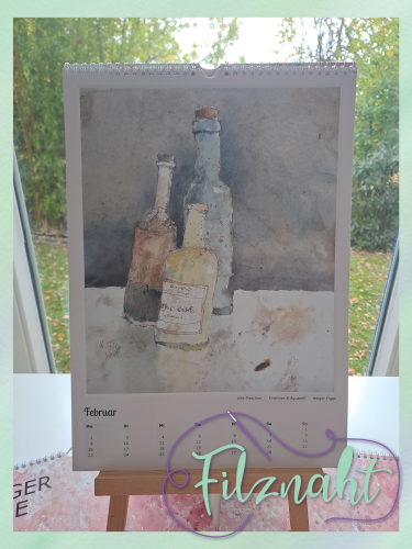 Preview: Aquarell Kalender 2026